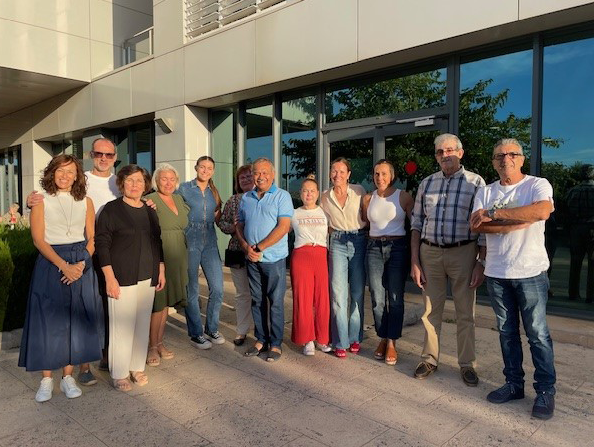 Reunión de socios de la asociación en el Hospital Son Espases.