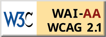 Logo de accesibilidad WCAG 2.1 Doble AA